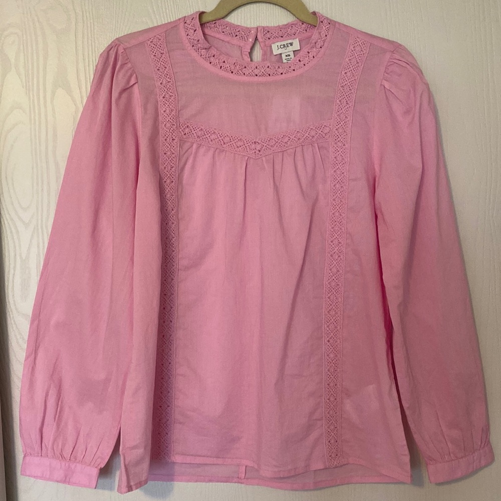 J.Crew New with tags! Top with lace details